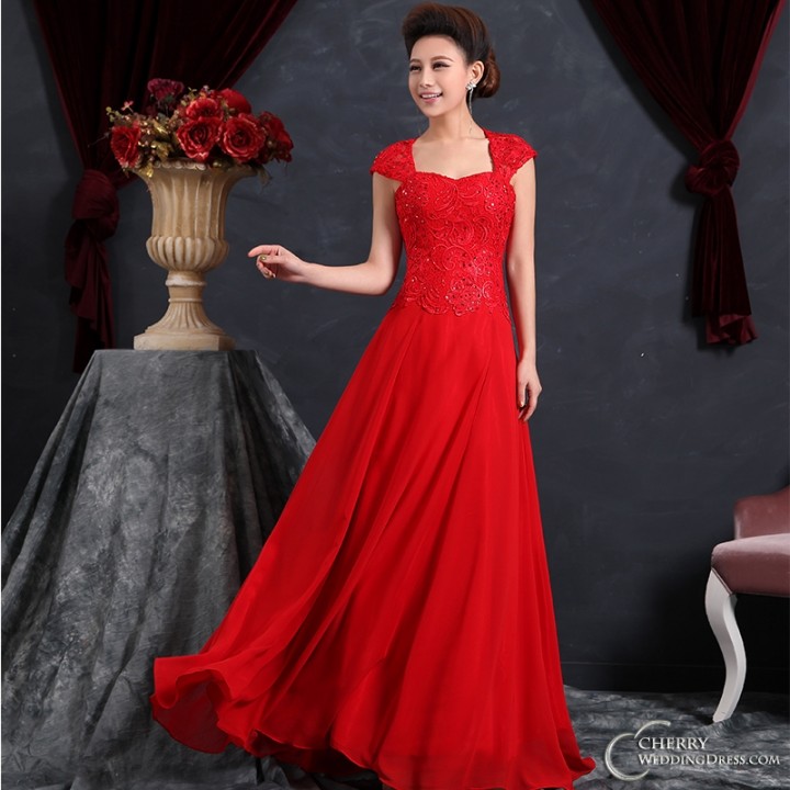 Áo cưới màu đỏ (AC152)